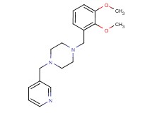 1-(2,3-dimethoxybenzyl)-4-(3-pyridinylmethyl)piperazine bis(trifluoroacetate)