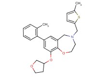 7-(2-methylphenyl)-4-[(5-methyl-2-thienyl)methyl]-9-(tetrahydro-3-furanyloxy)-2,3,4,5-tetrahydro-1,4-benzoxazepine