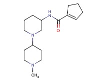 N-(1'-methyl-1,4'-bipiperidin-3-yl)-1-cyclopentene-1-carboxamide