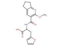 3-(2-furyl)-N-[(2-methoxy-6,7-dihydro-5H-cyclopenta[b]pyridin-3-yl)carbonyl]alanine