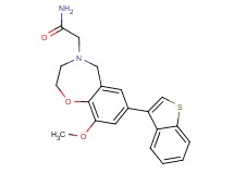 2-[7-(1-benzothien-3-yl)-9-methoxy-2,3-dihydro-1,4-benzoxazepin-4(5H)-yl]acetamide