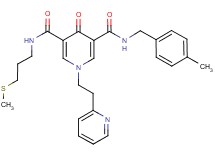 N-(4-methylbenzyl)-N'-[3-(methylthio)propyl]-4-oxo-1-[2-(2-pyridinyl)ethyl]-1,4-dihydro-3,5-pyridinedicarboxamide
