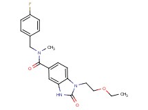 1-(2-ethoxyethyl)-N-(4-fluorobenzyl)-N-methyl-2-oxo-2,3-dihydro-1H-benzimidazole-5-carboxamide
