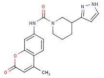 N-(4-methyl-2-oxo-2H-chromen-7-yl)-3-(1H-pyrazol-3-yl)piperidine-1-carboxamide