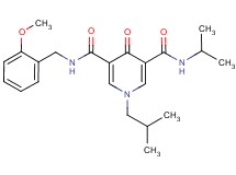 1-isobutyl-N-isopropyl-N'-(2-methoxybenzyl)-4-oxo-1,4-dihydro-3,5-pyridinedicarboxamide