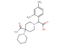 [4'-(aminocarbonyl)-1,4'-bipiperidin-1'-yl](2,4-dimethylphenyl)acetic acid