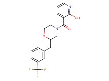 3-({2-[3-(trifluoromethyl)benzyl]-4-morpholinyl}carbonyl)-2-pyridinol