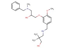 3-[(3-{3-[benzyl(methyl)amino]-2-hydroxypropoxy}-4-methoxybenzyl)amino]-2,2-dimethyl-1-propanol