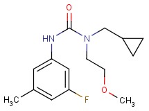 N-(cyclopropylmethyl)-N'-(3-fluoro-5-methylphenyl)-N-(2-methoxyethyl)urea