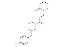 1-{3-[3-(4-fluorobenzyl)piperidin-1-yl]-3-oxopropyl}piperidin-2-one