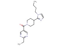 5-{[4-(1-butyl-1H-imidazol-2-yl)-1-piperidinyl]carbonyl}-2-ethylpyrimidine