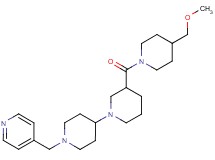 3-{[4-(methoxymethyl)piperidin-1-yl]carbonyl}-1'-(pyridin-4-ylmethyl)-1,4'-bipiperidine