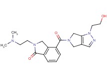 2-[2-(dimethylamino)ethyl]-4-{[1-(2-hydroxyethyl)-4,6-dihydropyrrolo[3,4-c]pyrazol-5(1H)-yl]carbonyl}isoindolin-1-one