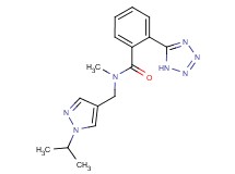 N-[(1-isopropyl-1H-pyrazol-4-yl)methyl]-N-methyl-2-(1H-tetrazol-5-yl)benzamide