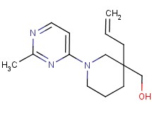 [3-allyl-1-(2-methyl-4-pyrimidinyl)-3-piperidinyl]methanol