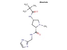 (2S,4S)-4-[(2,2-dimethylpropanoyl)amino]-N-(1H-imidazol-2-ylmethyl)-1-methylpyrrolidine-2-carboxamide