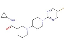 N-cyclopropyl-1'-(5-fluoropyrimidin-2-yl)-1,4'-bipiperidine-3-carboxamide