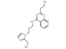 2-(2-aminoethyl)-N-[3-(2-ethyl-1H-imidazol-1-yl)propyl]-4-quinazolinamine dihydrochloride