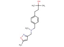 2-methyl-4-[4-({methyl[(5-methyl-3-isoxazolyl)methyl]amino}methyl)phenyl]-2-butanol