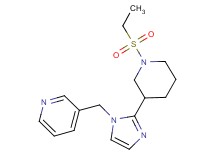 3-({2-[1-(ethylsulfonyl)piperidin-3-yl]-1H-imidazol-1-yl}methyl)pyridine