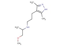 3-(3,5-dimethyl-1H-pyrazol-4-yl)-N-(2-methoxy-1-methylethyl)propan-1-amine