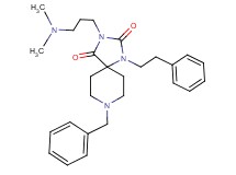 8-benzyl-3-[3-(dimethylamino)propyl]-1-(2-phenylethyl)-1,3,8-triazaspiro[4.5]decane-2,4-dione