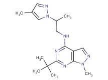 6-tert-butyl-1-methyl-N-[2-(4-methyl-1H-pyrazol-1-yl)propyl]-1H-pyrazolo[3,4-d]pyrimidin-4-amine
