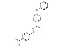 4-({[(2-anilino-5-pyrimidinyl)carbonyl]amino}methyl)benzoic acid