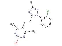 5-{2-[1-(2-chlorophenyl)-1H-1,2,4-triazol-5-yl]ethyl}-4,6-dimethylpyrimidin-2-ol