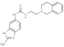 N-[2-(3,4-dihydroisoquinolin-2(1H)-yl)ethyl]-N'-(2-methyl-1H-benzimidazol-6-yl)urea