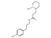 N-[3-(4-methylphenyl)propyl]-3-(1-methyl-2-piperidinyl)propanamide