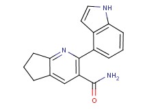 2-(1H-indol-4-yl)-6,7-dihydro-5H-cyclopenta[b]pyridine-3-carboxamide