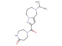 1-[(5-isopropyl-5,6,7,8-tetrahydro-4H-pyrazolo[1,5-a][1,4]diazepin-2-yl)carbonyl]-1,4-diazepan-5-one