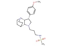 N-{3-[(3R*,3aR*,7aR*)-3-(4-methoxyphenyl)hexahydro-4,7-ethanopyrrolo[3,2-b]pyridin-1(2H)-yl]propyl}methanesulfonamide