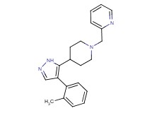 2-({4-[4-(2-methylphenyl)-1H-pyrazol-5-yl]piperidin-1-yl}methyl)pyridine