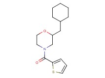 2-(cyclohexylmethyl)-4-(2-thienylcarbonyl)morpholine