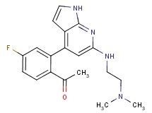 1-[2-(6-{[2-(dimethylamino)ethyl]amino}-1H-pyrrolo[2,3-b]pyridin-4-yl)-4-fluorophenyl]ethanone