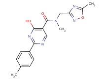 4-hydroxy-N-methyl-N-[(5-methyl-1,2,4-oxadiazol-3-yl)methyl]-2-(4-methylphenyl)pyrimidine-5-carboxamide