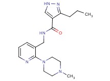 N-{[2-(4-methylpiperazin-1-yl)pyridin-3-yl]methyl}-3-propyl-1H-pyrazole-4-carboxamide