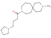 3-methyl-9-(4-pyrrolidin-1-ylbutanoyl)-3,9-diazaspiro[5.6]dodecane