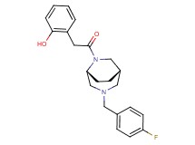 2-{2-[(1S*,5R*)-3-(4-fluorobenzyl)-3,6-diazabicyclo[3.2.2]non-6-yl]-2-oxoethyl}phenol