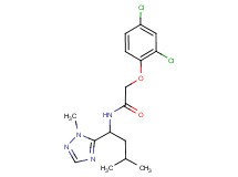 2-(2,4-dichlorophenoxy)-N-[3-methyl-1-(1-methyl-1H-1,2,4-triazol-5-yl)butyl]acetamide