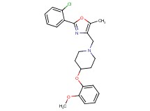 1-{[2-(2-chlorophenyl)-5-methyl-1,3-oxazol-4-yl]methyl}-4-(2-methoxyphenoxy)piperidine