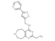 2-ethyl-N-{[3-(3-pyridinyl)-5-isoxazolyl]methyl}-6,7,8,9-tetrahydro-5H-pyrimido[4,5-d]azepin-4-amine dihydrochloride