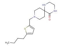 9-[(5-butyl-2-thienyl)methyl]-1,4,9-triazaspiro[5.5]undecan-5-one