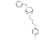 (1S*,5R*)-3-[3-(4-fluorophenoxy)propyl]-6-(2-pyridinylmethyl)-3,6-diazabicyclo[3.2.2]nonane