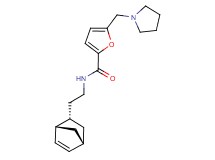 N-{2-[(1S*,2S*,4S*)-bicyclo[2.2.1]hept-5-en-2-yl]ethyl}-5-(pyrrolidin-1-ylmethyl)-2-furamide