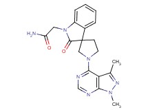 2-[1'-(1,3-dimethyl-1H-pyrazolo[3,4-d]pyrimidin-4-yl)-2-oxospiro[indole-3,3'-pyrrolidin]-1(2H)-yl]acetamide