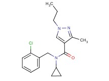 N-(2-chlorobenzyl)-N-cyclopropyl-3-methyl-1-propyl-1H-pyrazole-4-carboxamide