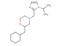 2-(cyclohexylmethyl)-4-[(1-isopropyl-1H-imidazol-2-yl)methyl]morpholine